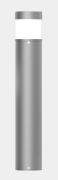 Kolumna aluminiowa KARIN 900 LED, 8W, 2 700K, anodowany brązowy