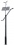 Lampa hybrydowa solarno-wiatrowa Hybrid Dual Solar V1 - 8m