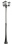 Lampa parkowa Retro 3 TD 1.8-2.8m