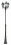 Lampa parkowa Retro 3 1.95-2.95m