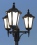 Lampa parkowa Retro 3 1.95-2.95m