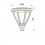 Latarnia parkowa Park Plus LED słup aluminiowy 4-5m czarny
