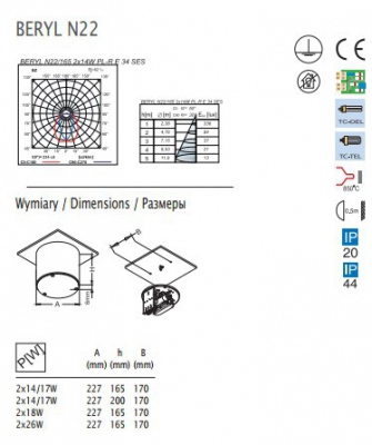 Oprawa downlight Beryl N22