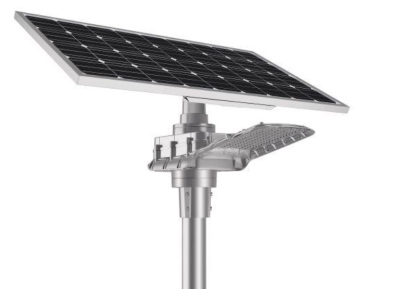 Lampa uliczna solarna LED V1 kompaktowa z czujnikiem zmierzchu