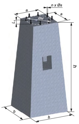 Prefabrykowane fundamenty F-1...5