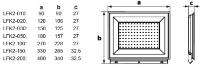 Naświetlacz LED SMD 30W IP65