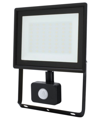Naświetlacz LED SMD 50W IP65 za czujnikiem