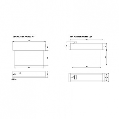 Oprawa awaryjna MASTER PANEL G/K