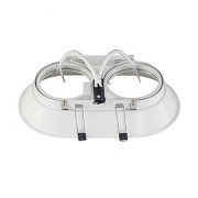 Horn 2 Turno Sufitowa Owalna Biały Max. 2x50W