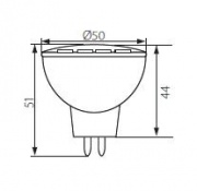 Lampa z diodami LED LED15 C MR16