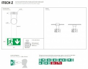 Oprawa awaryjna LED iTECH Z zwieszana