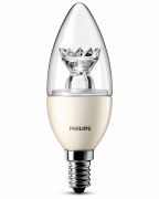 LED Candle (Dimmable) 6W (40W) E14 cap Warm white Dimmable