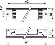 HF-Regulator Intelligent Touch DALI do lamp TL5/TL-D/PL-L