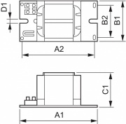 Statecznik HID-Basic BSN/BMH MK4 semi-parallel do SON/CDO/CDM/MH/HPI