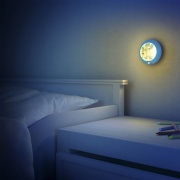 Disney Lampka nocna z czujnikiem Monsters, wielokolorowy, LED