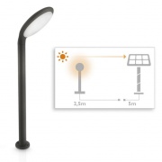MyGarden Latarnia Raven, antracytowy, LED