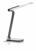 Eyecare Lampa biurkowa PIVOT, szary, LED