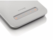 Eyecare Lampa biurkowa PIVOT, szary, LED