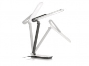 Eyecare Lampa biurkowa PIVOT, szary, LED