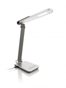 Eyecare Lampa biurkowa PIVOT, szary, LED