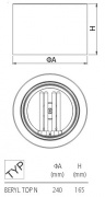 Oprawa downlight Beryl TOP N