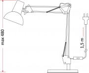 Lampka biurkowa Omega RF892