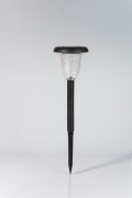 Lampa ogrodowa Solarna Plastik/Stal