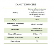 Lampa uliczna solarna Aron Grande