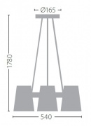 Lampa wisząca Lupe Pendant Lamp