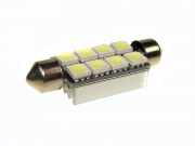 Żarówka C5W 41mm 8*5050 12V CANBUS CW