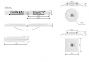 Oprawy awaryjne ONTEC D C1u, C1m, C1e, C1, C1h podtynkowe