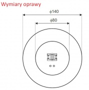 Oprawa awaryjna OWA N14 LED