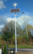  Elektriko Latarnia solarno-wiatrowa Hybrid Solar LED 