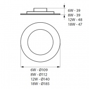 Oprawa downlight LED Liten LED
