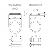 Oprawa downlight LED Tiberi LED