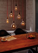 LED Globe 125 2.5W E27 230V złoty 1700K