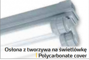 Osłona z tworzywa na świetlówki Tlp 42