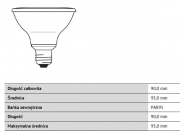 Reflektorowe lampy LED PARATHOM PAR30 DIM