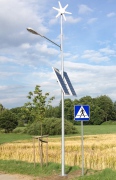 Latarnia Turbine Solar LED Duo