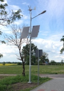  Elektriko Latarnia Turbine Solar LED Duo