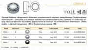 Oprawa halogenowa z dystansem OMHd 1