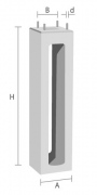 Fundamenty do słupów B-80 – B-200