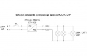 Lampa halogenowa prostokątna z wyłącznikiem LHP2w-5