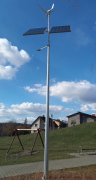  Elektriko Latarnia solarno-wiatrowa Hybrid Dual Solar LED V2