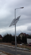  Elektriko Latarnia Street Solar LED Duo