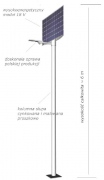 Lampa uliczna solarna LED Regina