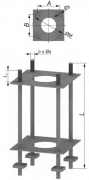 Wieniec fundamentowy WF-566/4xM30