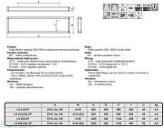 Oprawy rastrowe awaryjne Tech 01 N/T SA/A T8
