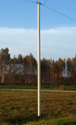 Słup teletechniczny kompozytowy LPH = 10m 2.5kN