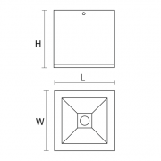 Oprawa downlight Bari DLK NT IP44 LED
